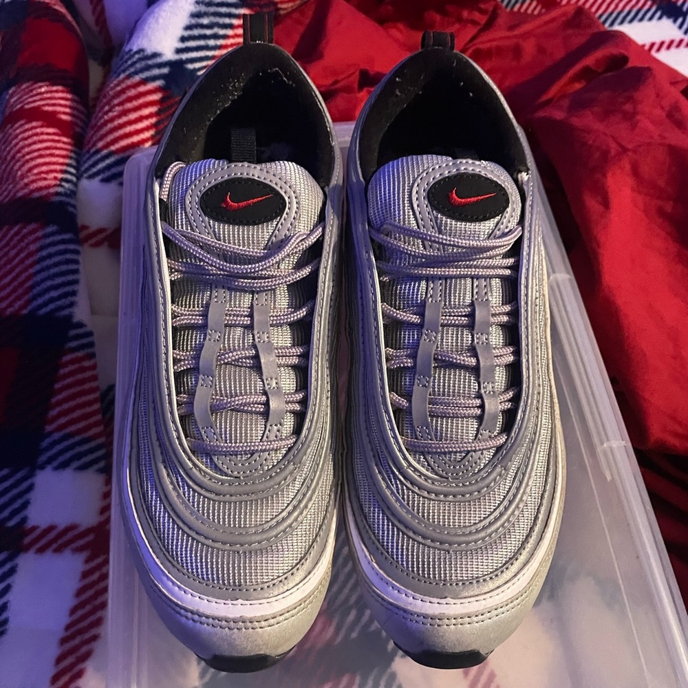 Silver Nikes